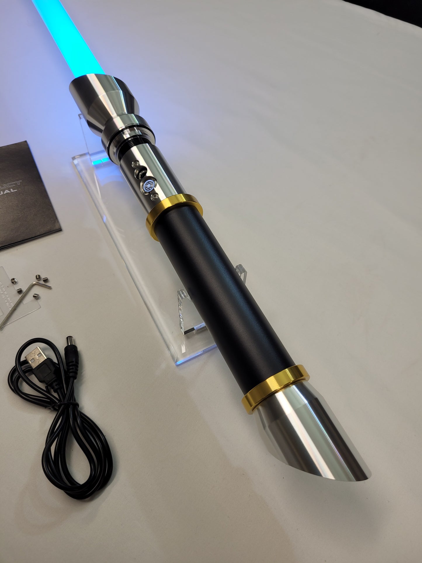Color Change Lightsaber 16 Sound Bluetooth Light Saber Durable Dueling Saber Hilt Jedi Sith RGB Star Wars Gift Bossaber "Lotus Saber"