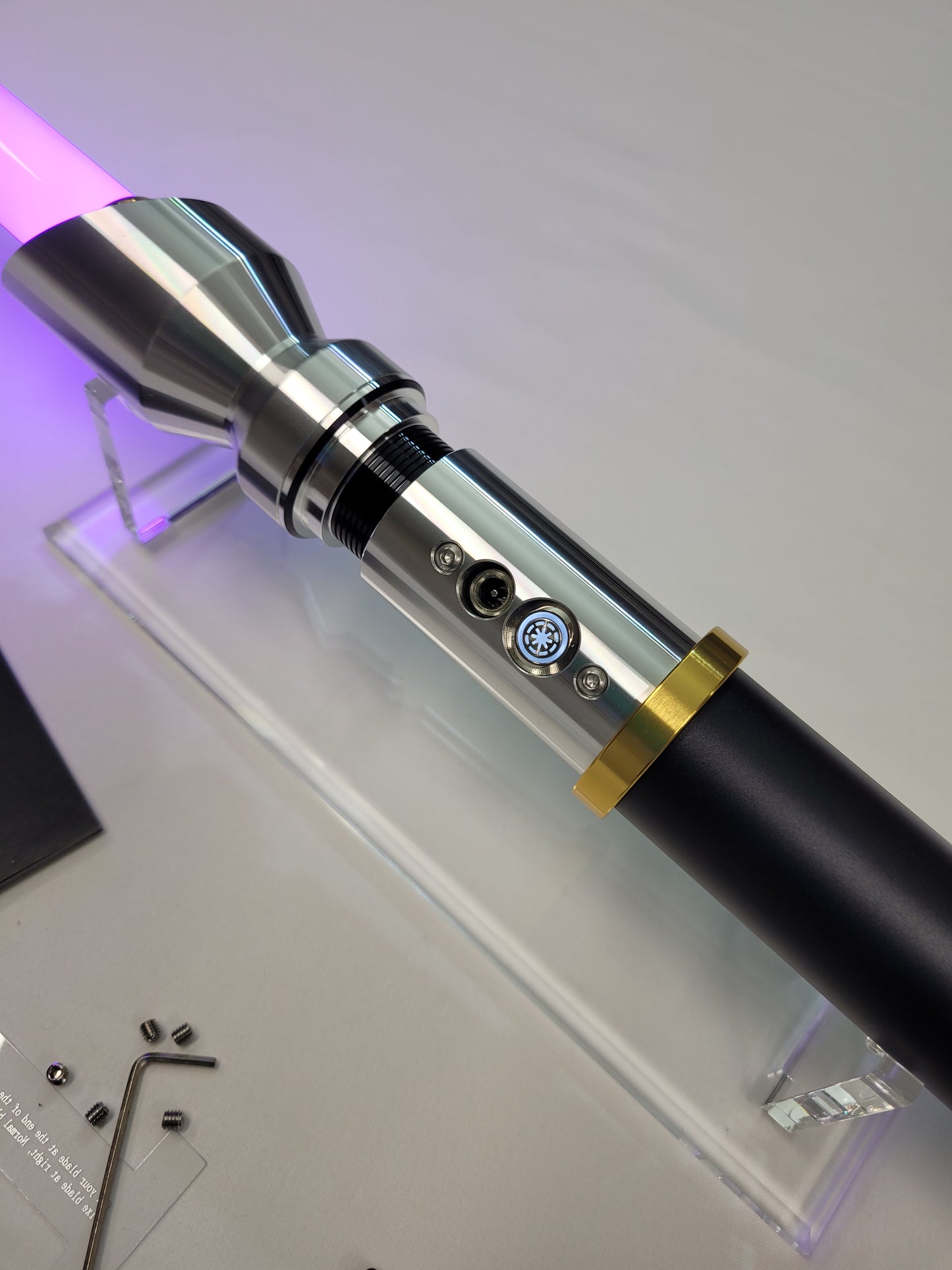 Color Change Lightsaber 16 Sound Bluetooth Light Saber Durable Dueling Saber Hilt Jedi Sith RGB Star Wars Gift Bossaber "Lotus Saber"