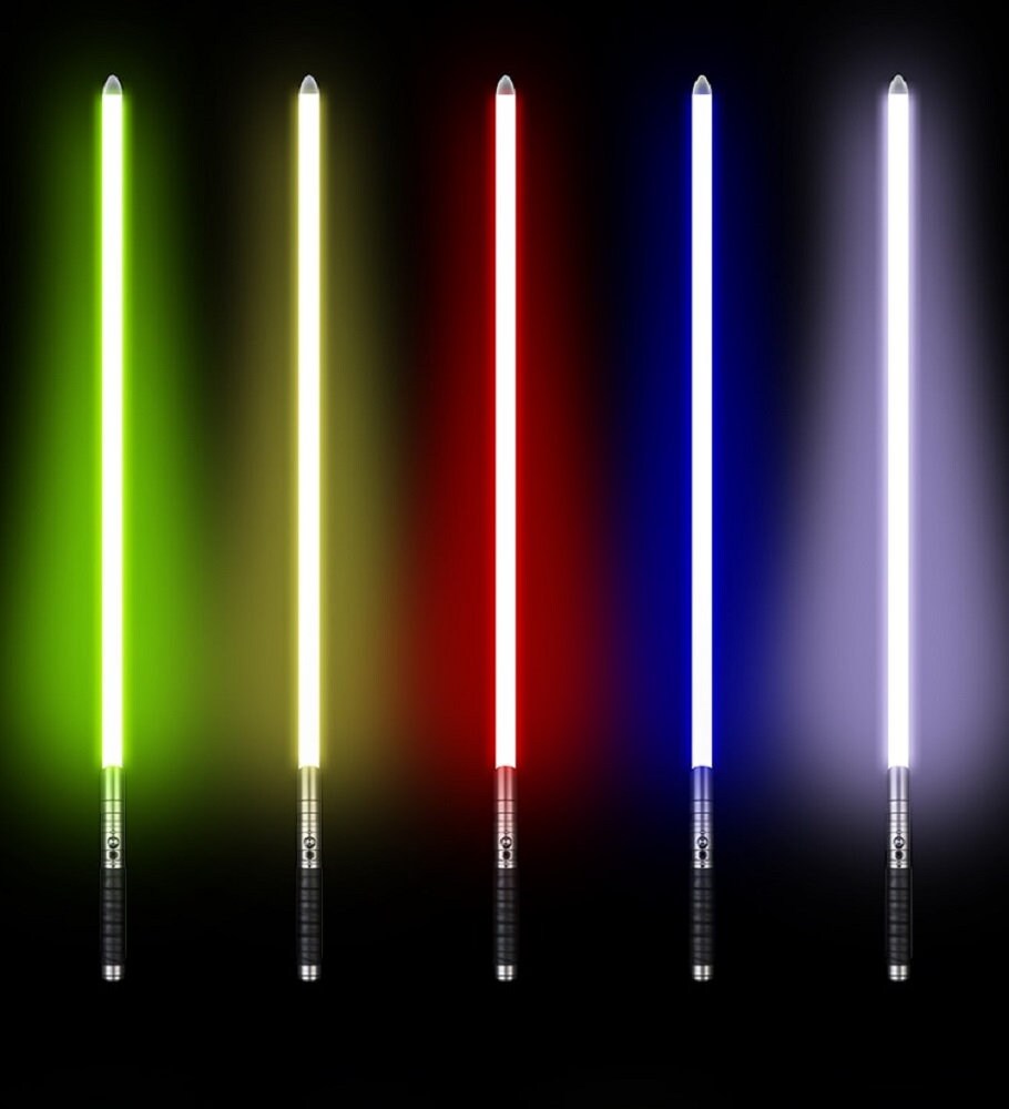 Color Changing Cross Lightsaber with Sound – Extremely Durable, Attractive Hilt, Aluminum, Forked Shaped Emitter, RGB, Star Wars Bossaber