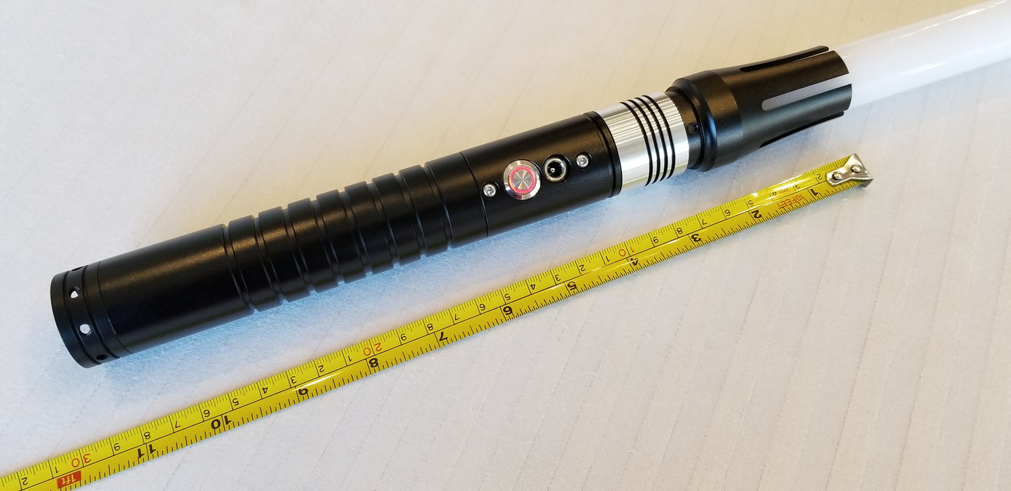 Lightsaber Color Change 16 Sound Bluetooth Light Saber Durable Dueling Saber Black Hilt Jedi Sith Star Wars Gift Bossaber "Massacre Saber"