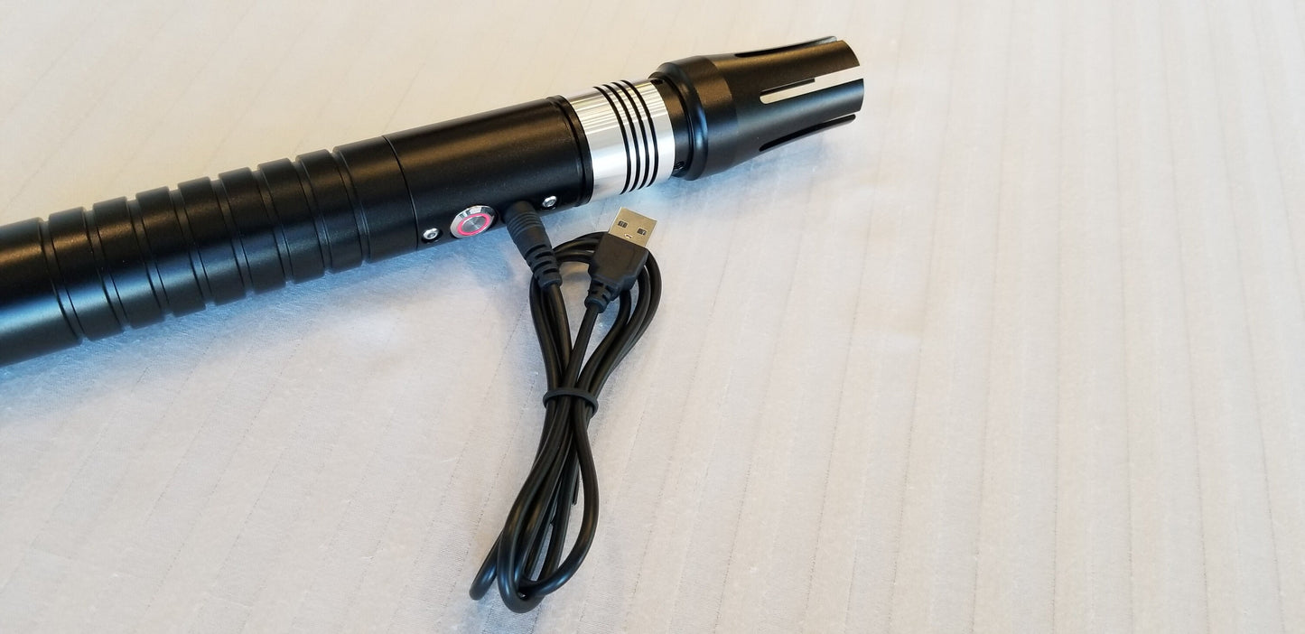 Lightsaber Color Change 16 Sound Bluetooth Light Saber Durable Dueling Saber Black Hilt Jedi Sith Star Wars Gift Bossaber "Massacre Saber"