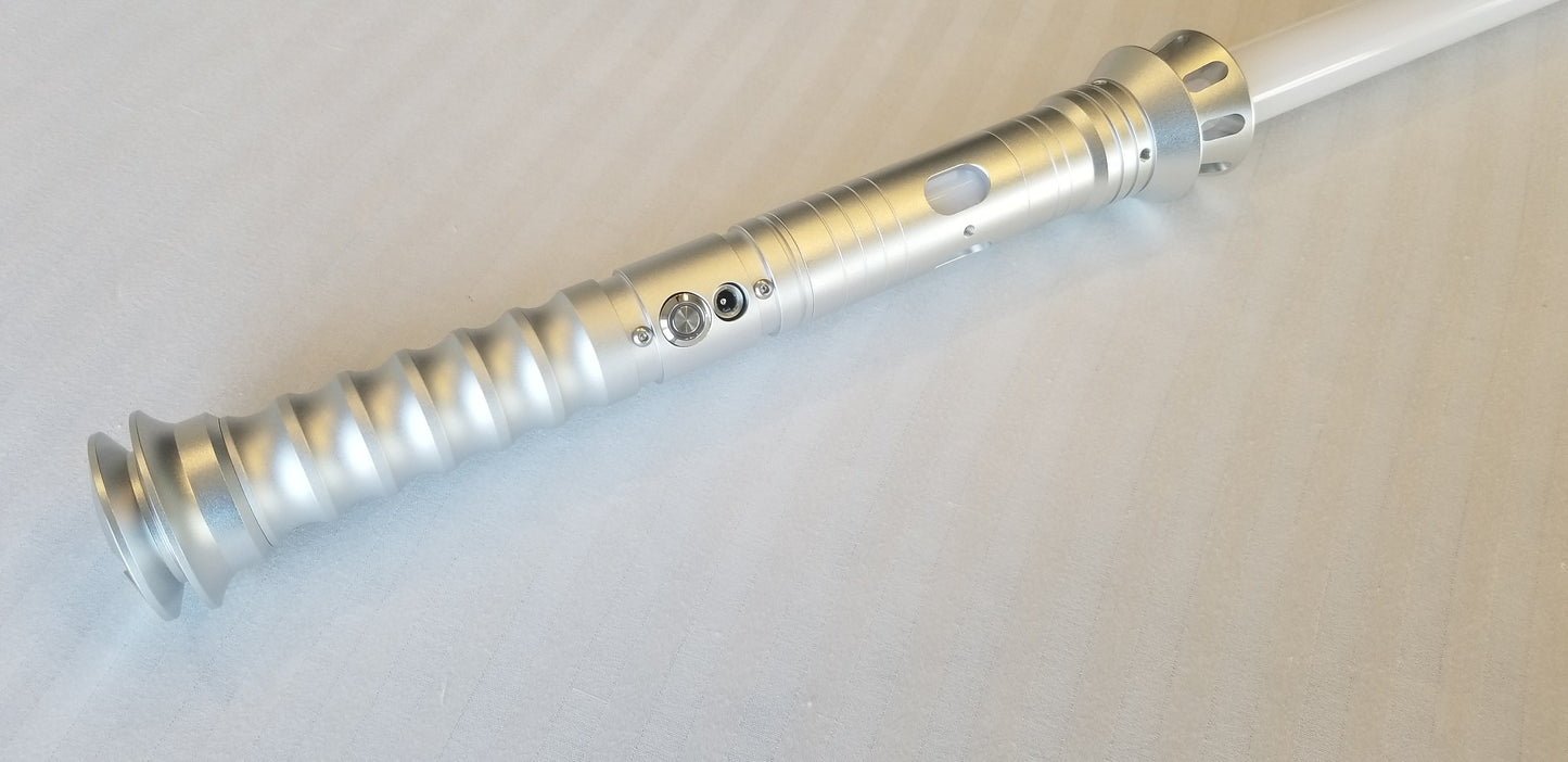 Color Change Lightsaber 16 Sound Bluetooth Light Saber Durable Dueling Saber Silver Hilt RGB Star Wars Gift Bossaber "Legion Saber"