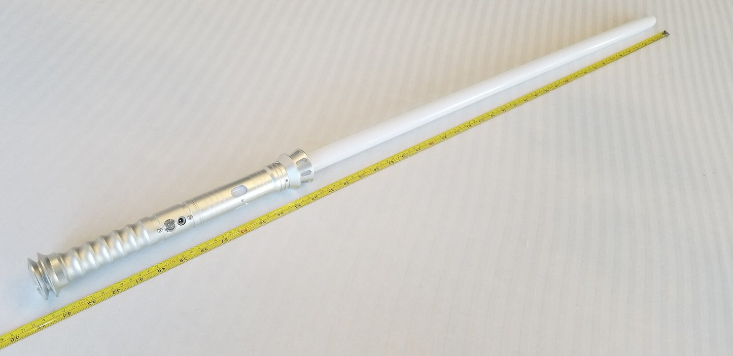 Color Change Lightsaber 16 Sound Bluetooth Light Saber Durable Dueling Saber Silver Hilt RGB Star Wars Gift Bossaber "Legion Saber"