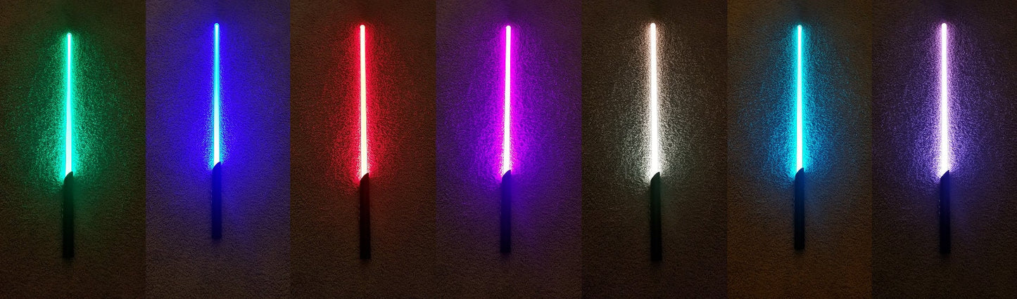 Lightsaber Gender Reveal Lightsaber "The Raver" Durable Dueling Light Saber Toy Aluminum Pick From 7 Colors Star Wars Bossaber