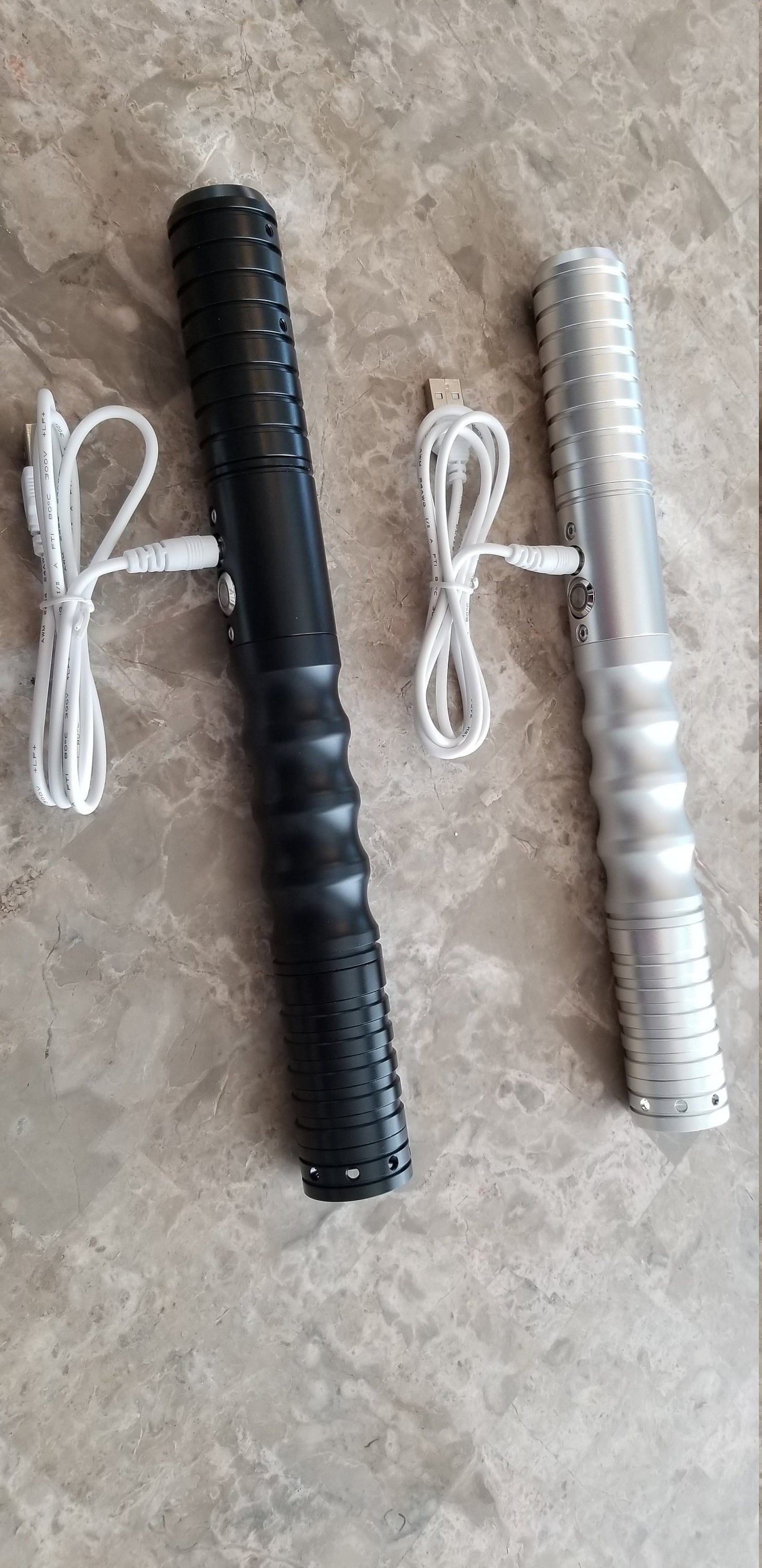 Lightsaber 16 Sound Color Change Durable Dueling Saber Attractive Black Hilt Bluetooth RGB Star Wars Gift Bossaber "The Protector"