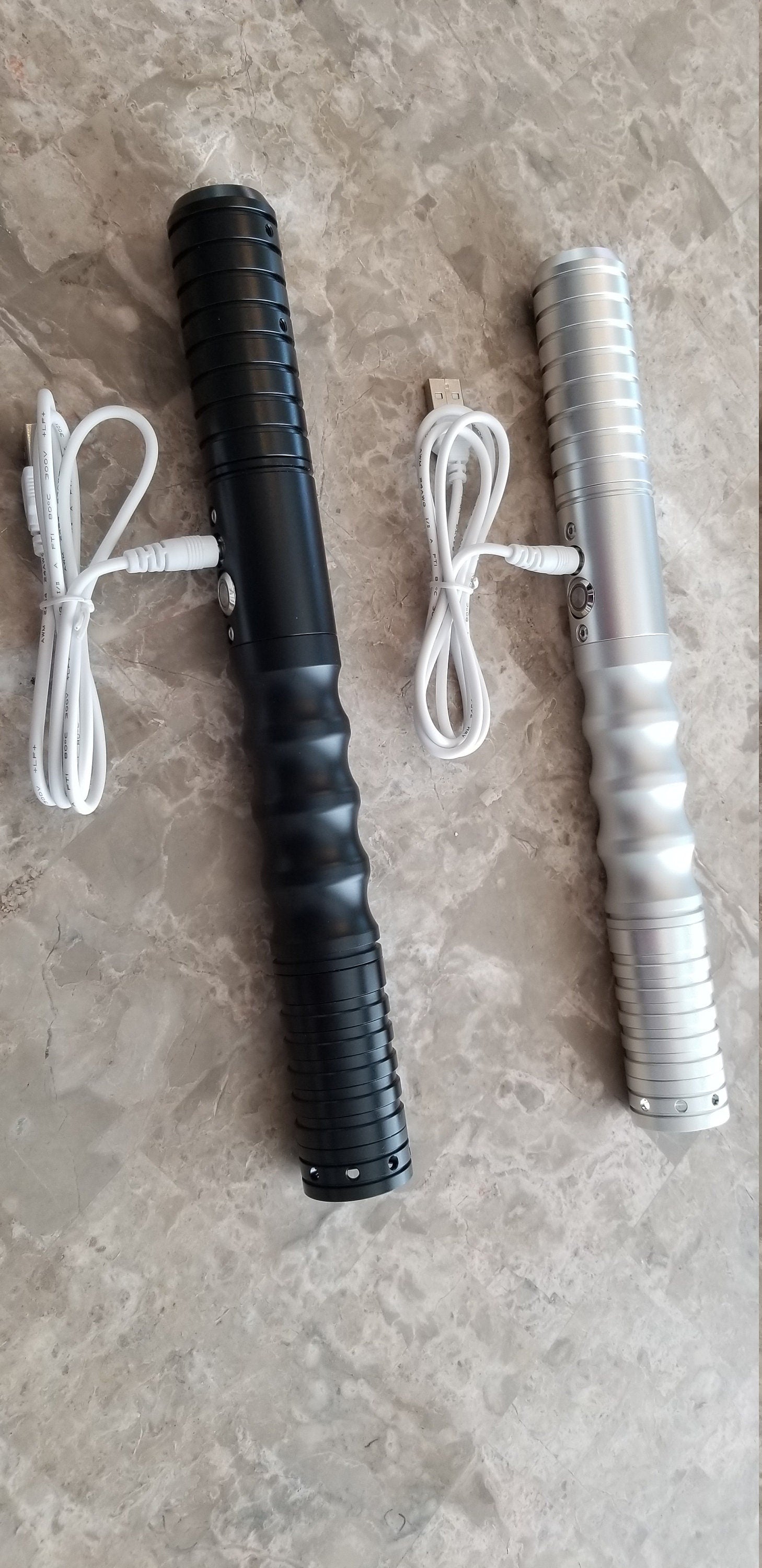 Lightsaber 16 Sound Color Change Durable Dueling Saber Attractive Black Hilt Bluetooth RGB Star Wars Gift Bossaber "The Protector"