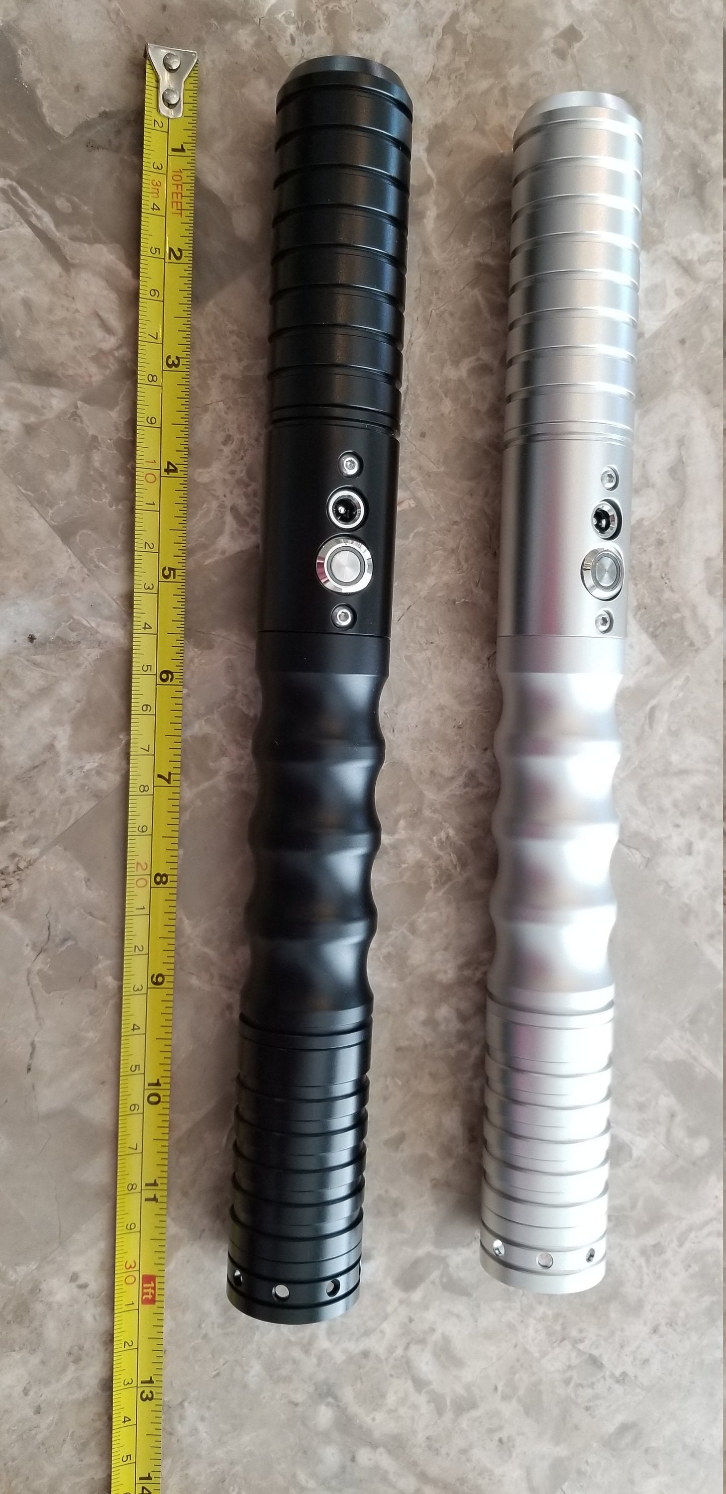 Lightsaber 16 Sound Color Change Durable Dueling Saber Attractive Black Hilt Bluetooth RGB Star Wars Gift Bossaber "The Protector"