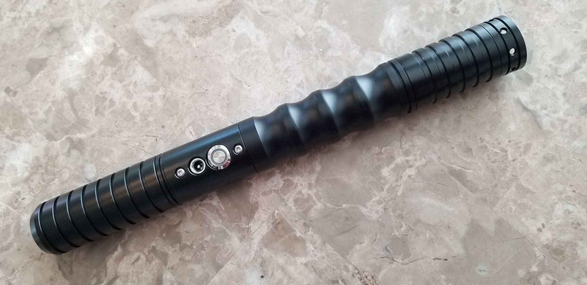 Lightsaber 16 Sound Color Change Durable Dueling Saber Attractive Black Hilt Bluetooth RGB Star Wars Gift Bossaber "The Protector"