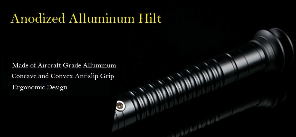 Color Changing Lightsaber with Sound – "Elite Saber" Extremely Durable, Aluminum Hilt, Rounded Shaped Emitter, RGB, Star Wars Bossaber