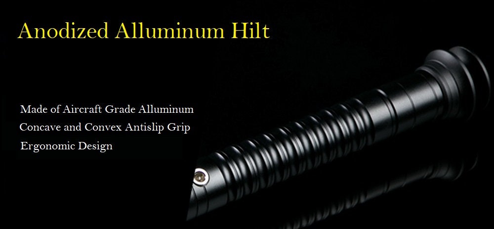 Color Changing Lightsaber with Sound – "Ruby" Bluetooth able, Extremely Durable, Attractive Hilt, Aluminum Hilt, RGB, Star Wars Bossaber