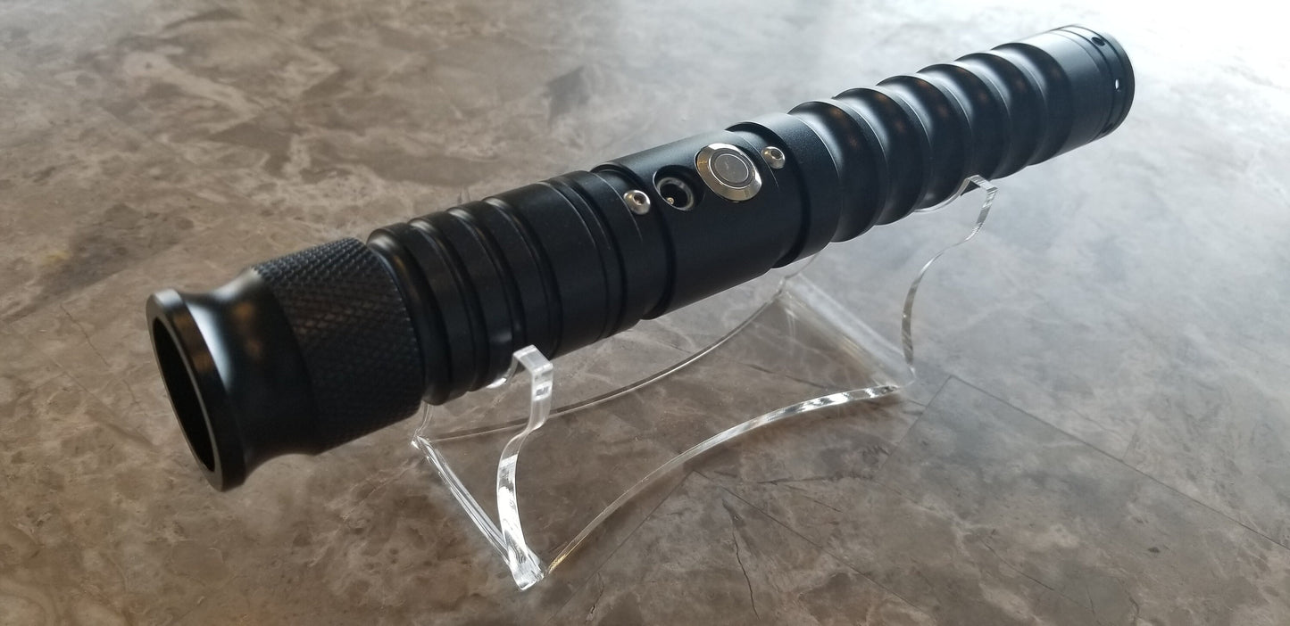 Lightsaber Color Change 16 Sound Light Saber Bluetooth Durable Dueling Saber Black Hilt Jedi Sith RGB Star Wars Gift Bossaber "Agent Saber"