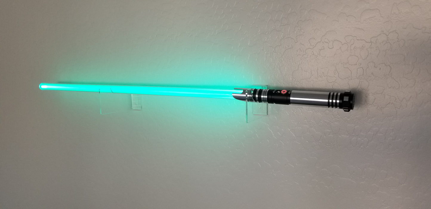 Lightsaber Wall Display Saber Wall Mount Acrylic Light saber Stand Holder Extremely Durable Jedi Sith Star Wars Gift Bossaber