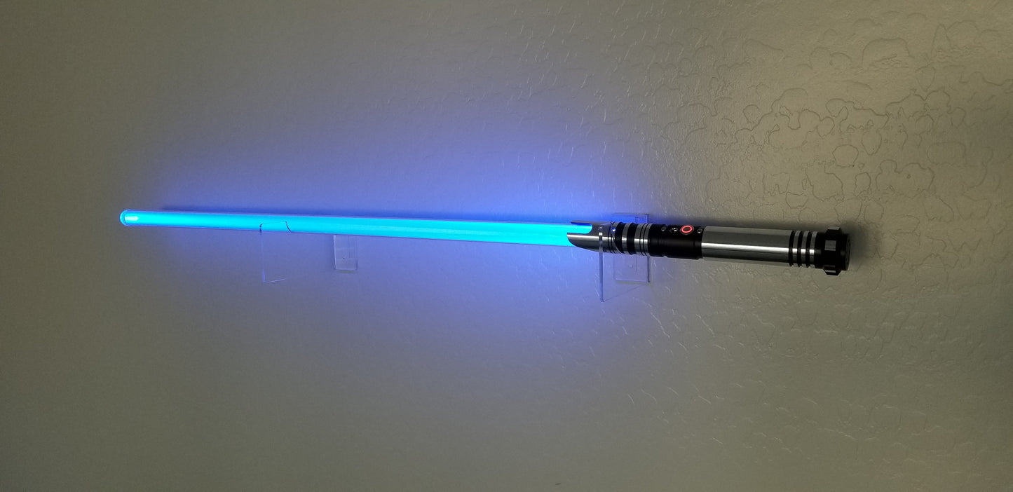 Lightsaber Wall Display Saber Wall Mount Acrylic Light saber Stand Holder Extremely Durable Jedi Sith Star Wars Gift Bossaber