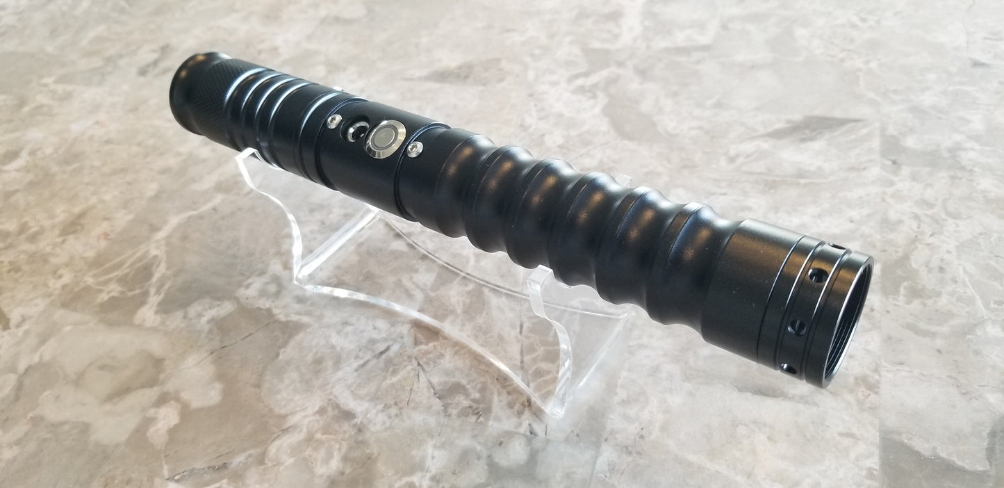 Lightsaber Color Change 16 Sound Light Saber Bluetooth Durable Dueling Saber Black Hilt Jedi Sith RGB Star Wars Gift Bossaber "Agent Saber"