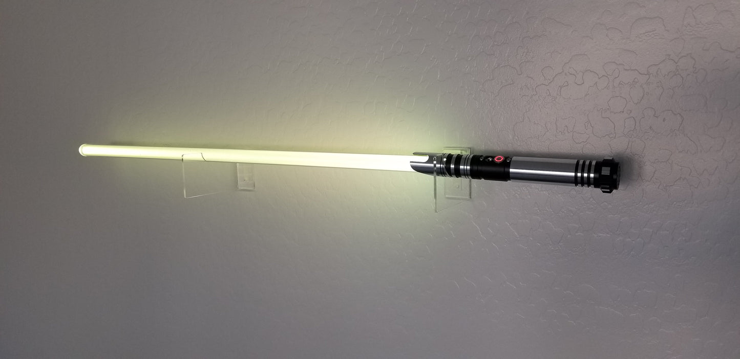 Lightsaber Wall Display Saber Wall Mount Acrylic Light saber Stand Holder Extremely Durable Jedi Sith Star Wars Gift Bossaber