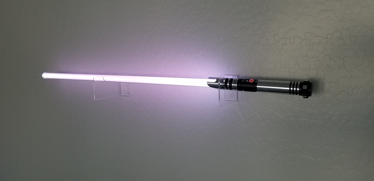 Lightsaber Wall Display Saber Wall Mount Acrylic Light saber Stand Holder Extremely Durable Jedi Sith Star Wars Gift Bossaber