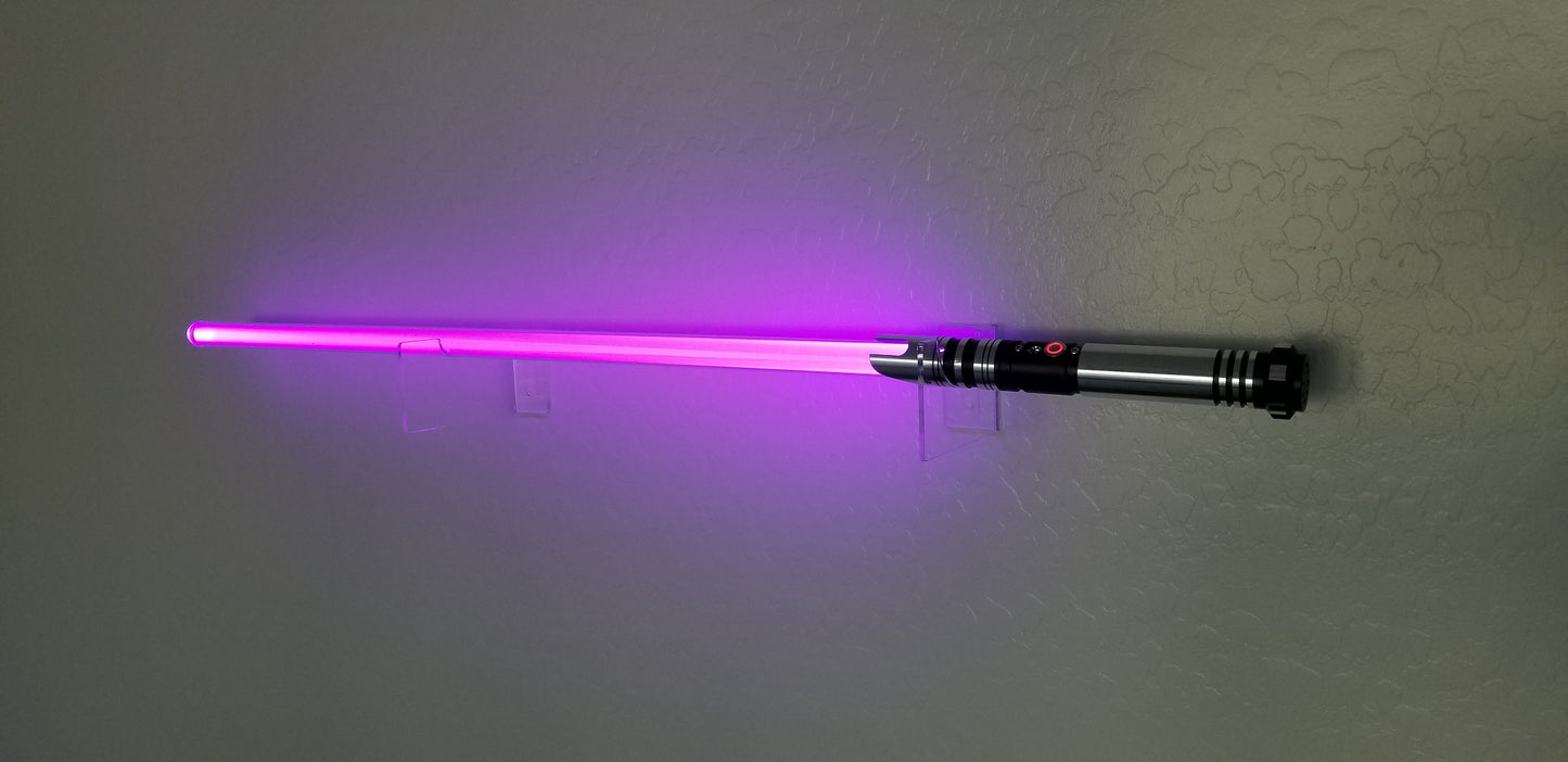 Lightsaber Wall Display Saber Wall Mount Acrylic Light saber Stand Holder Extremely Durable Jedi Sith Star Wars Gift Bossaber