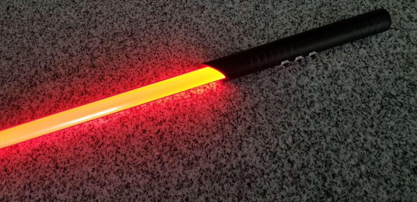 Lightsaber Gender Reveal Lightsaber "The Raver" Durable Dueling Light Saber Toy Aluminum Pick From 7 Colors Star Wars Bossaber