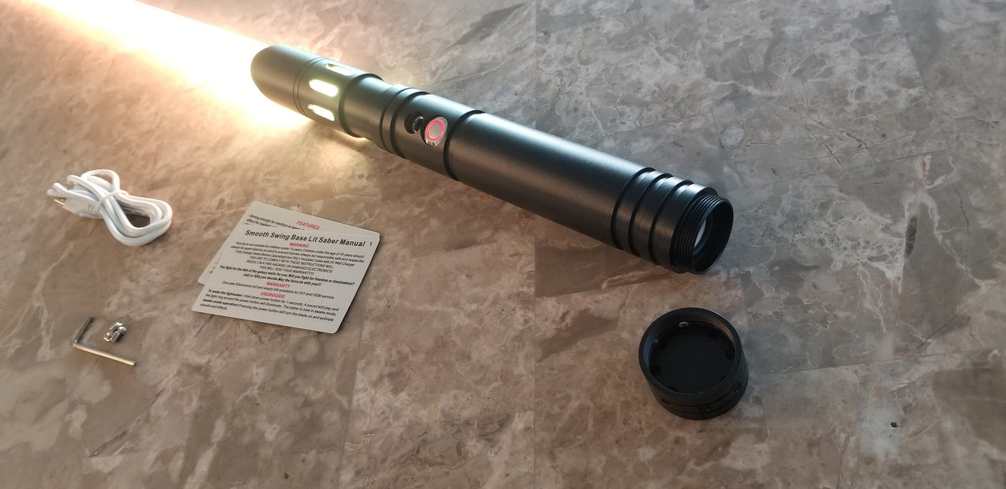 Lightsaber Color Change 16 Sound Light Saber Bluetooth Durable Dueling Saber Black Hilt Jedi Sith Star Wars Gift Bossaber "Odyssey Saber"