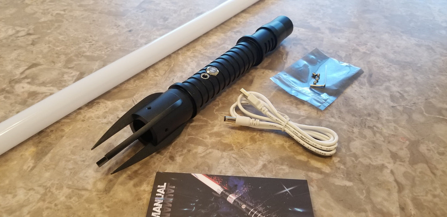 Color Change Lightsaber 16 Sound Fonts Light Saber Durable Dueling Saber Jedi Sith RGB Star Wars Gift Bossaber "Forked Saber"