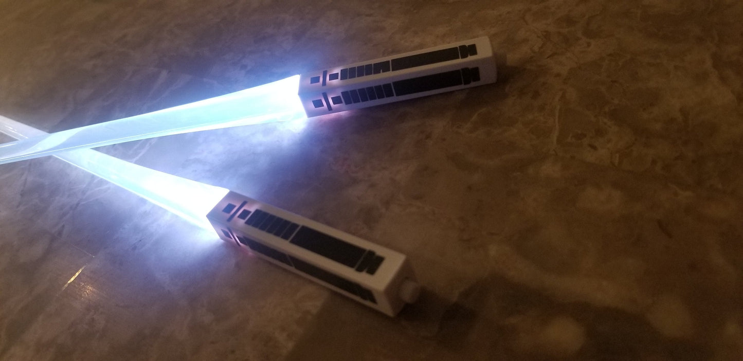 Chopsticks Color Change Unleash the Force at the Dining Table Color Changing Lightsaber Chopsticks for Star Wars Fans
