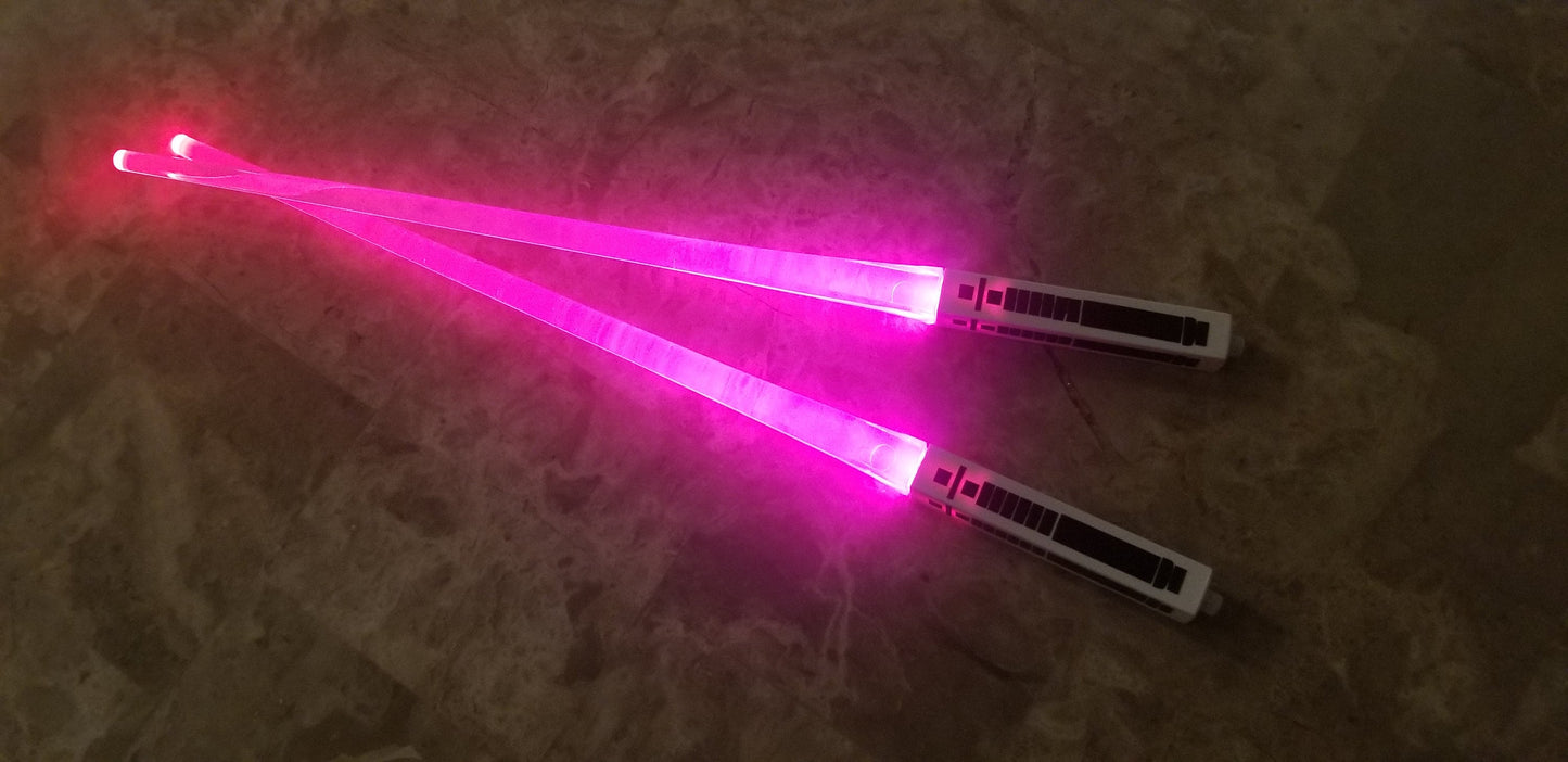 Chopsticks Color Change Unleash the Force at the Dining Table Color Changing Lightsaber Chopsticks for Star Wars Fans