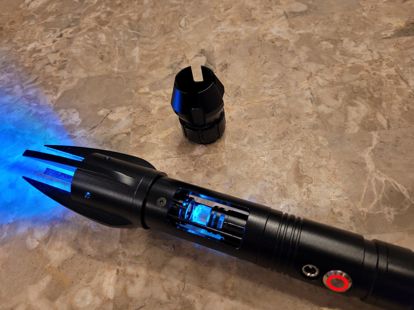 Lightsaber Part Forked Emitter Saber Part Light Saber Add On Sith Jedi Dark Side Light Side Custom Lightsaber Part Star Wars Bossaber