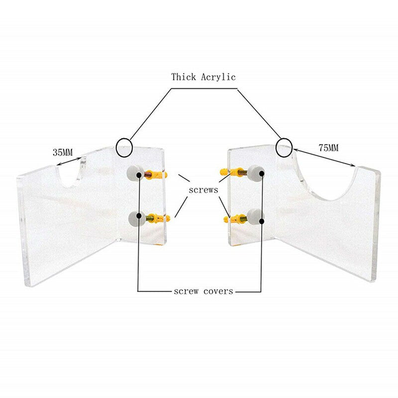Lightsaber Wall Display Saber Wall Mount Acrylic Light saber Stand Holder Extremely Durable Jedi Sith Star Wars Gift Bossaber