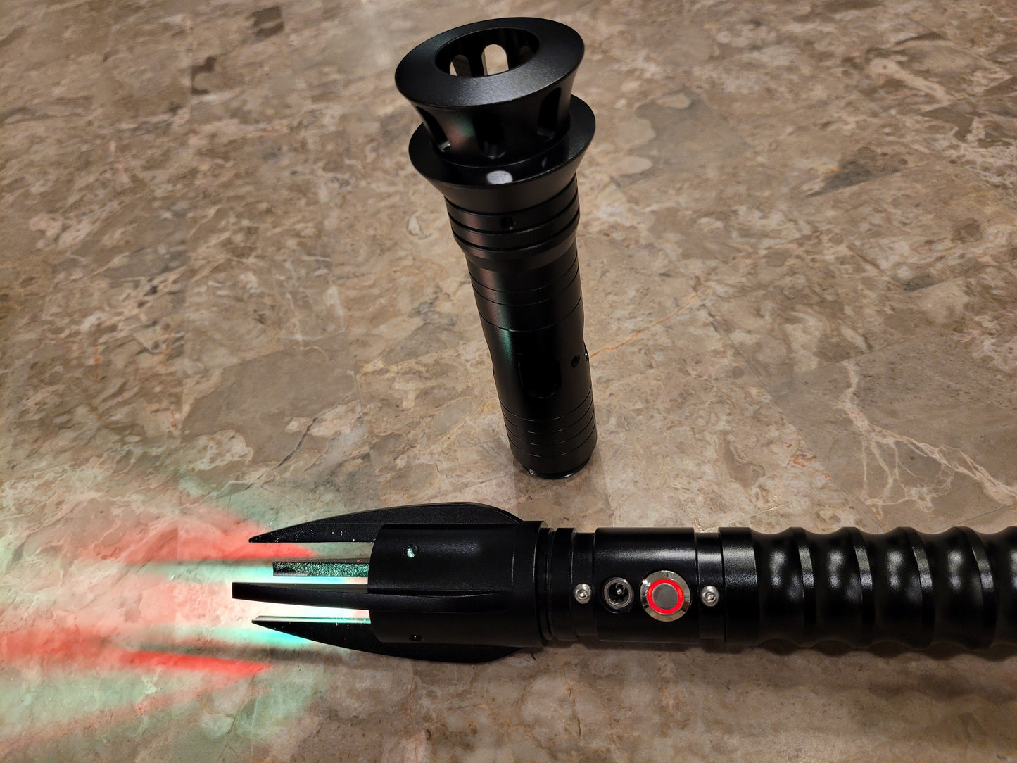 Lightsaber Part Forked Emitter Saber Part Light Saber Add On Sith Jedi Dark Side Light Side Custom Lightsaber Part Star Wars Bossaber