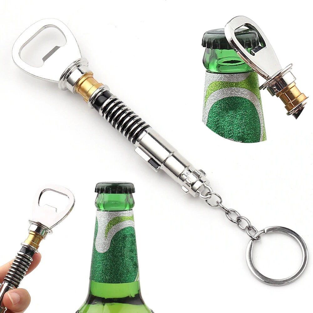 Lightsaber Bottle opener Luke style Key Chain Bottle Opener Jedi Sith Star Wars Gift Bossaber