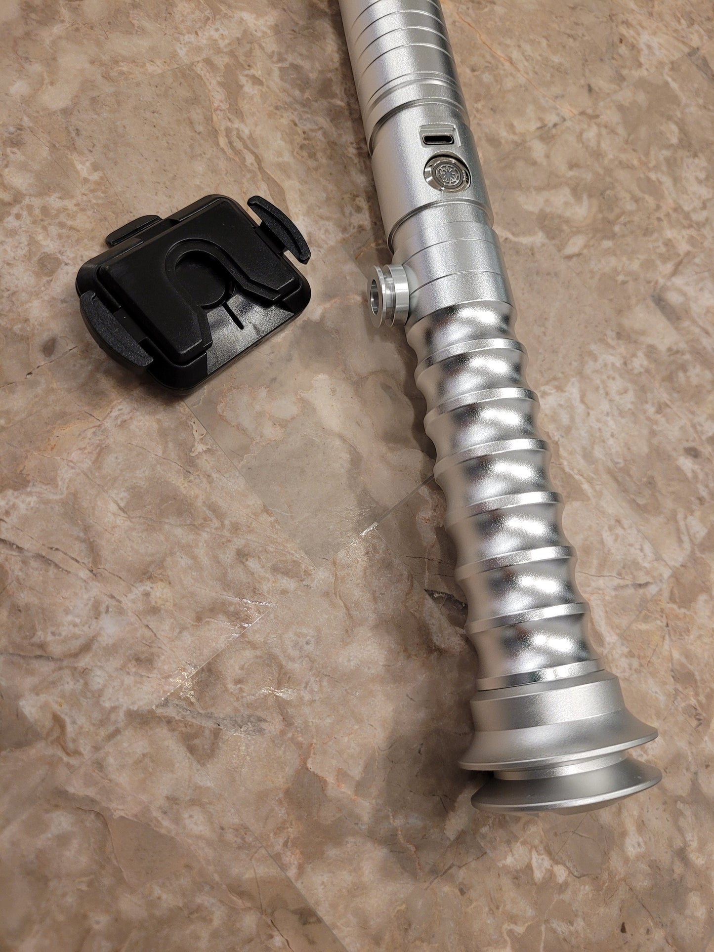 Lightsaber Belt Clip Locking Covertech knob Wheel Adapter Lightsaber Part locking belt clip Saber Part Light Saber Part Star Wars Bossaber