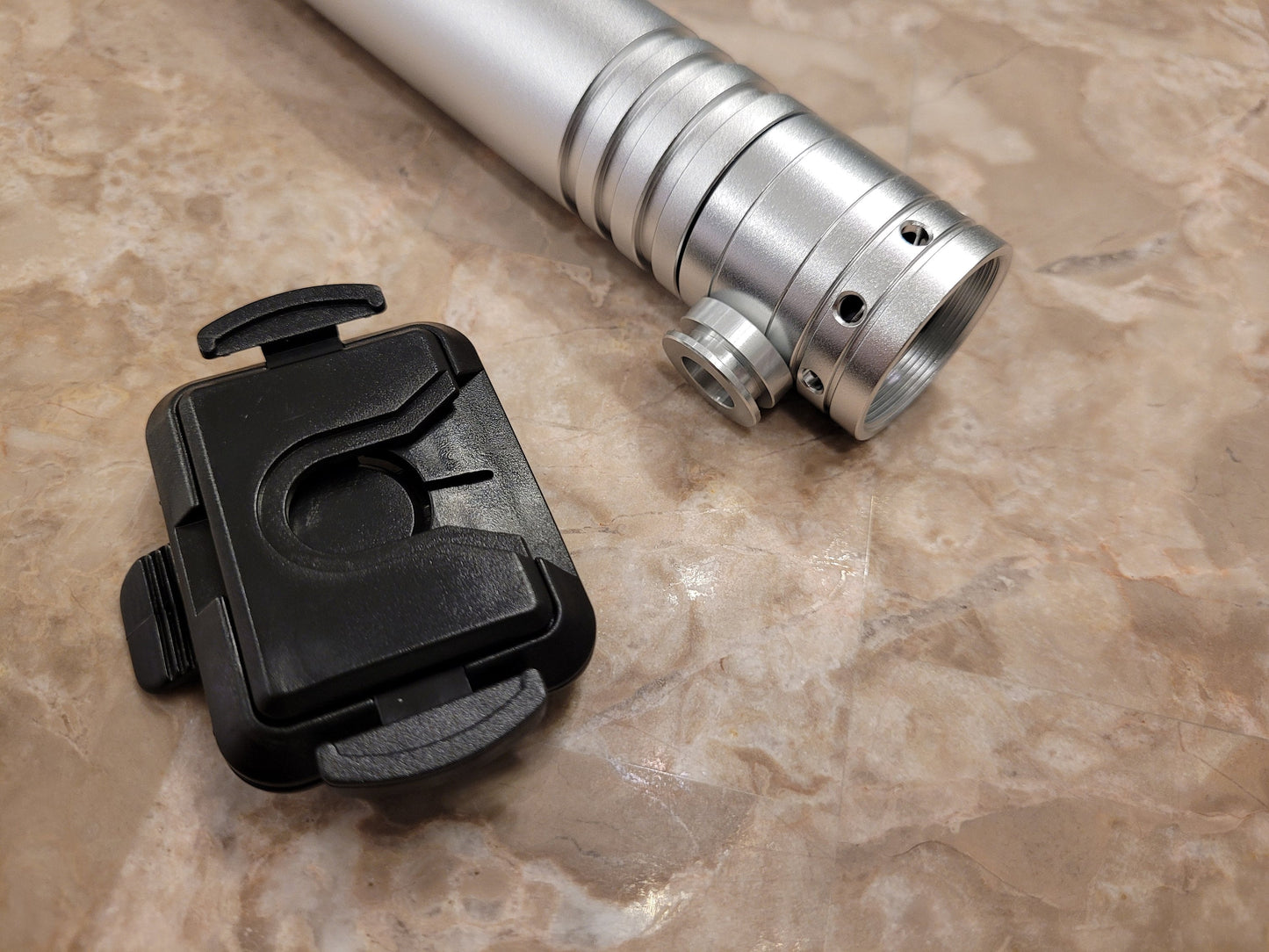 Lightsaber Belt Clip Locking Covertech knob Wheel Adapter Lightsaber Part locking belt clip Saber Part Light Saber Part Star Wars Bossaber