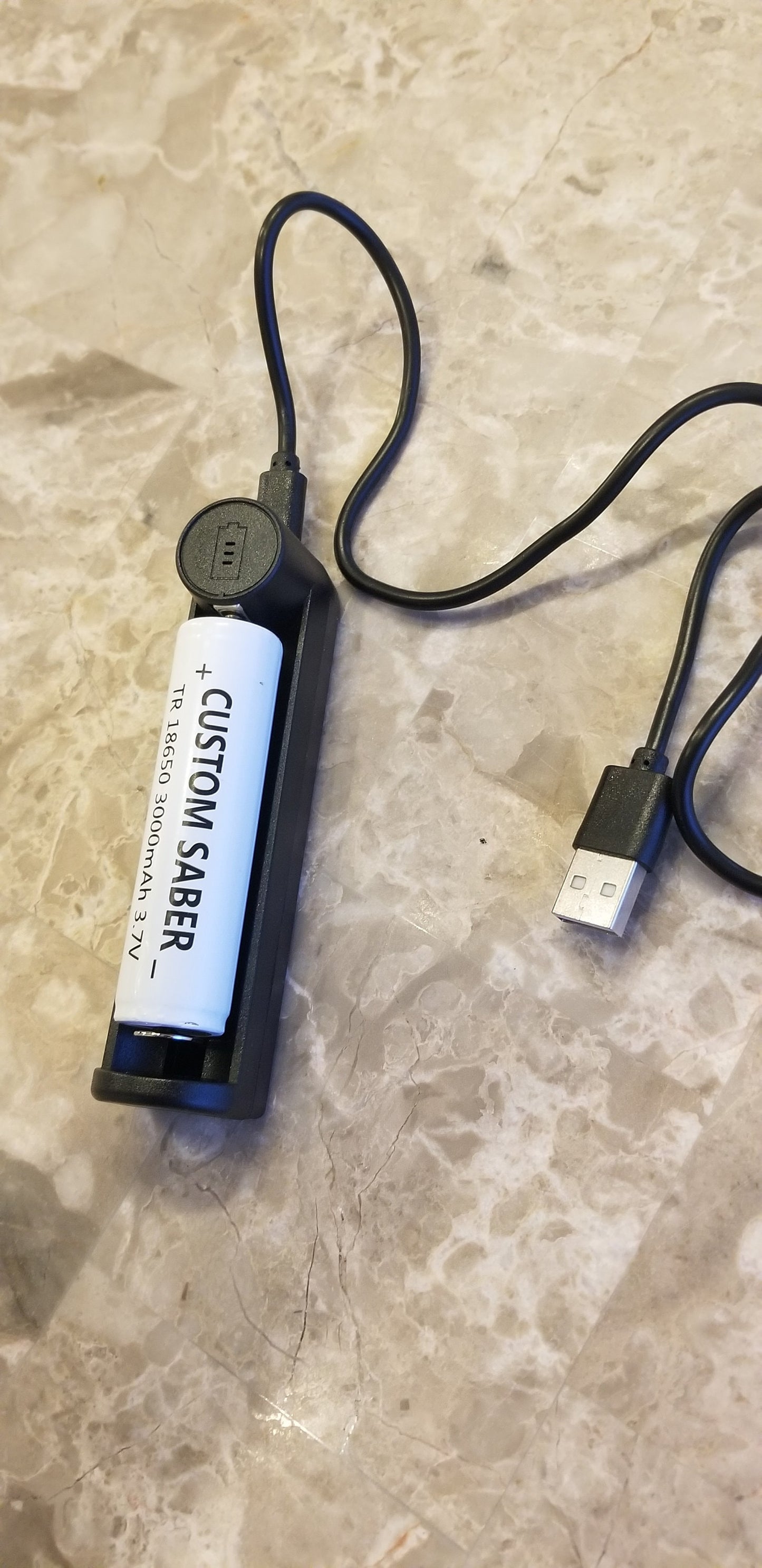 Lightsaber Battery Charger External USB Battery Charger Extra Battery Charger Star Wars Bossaber