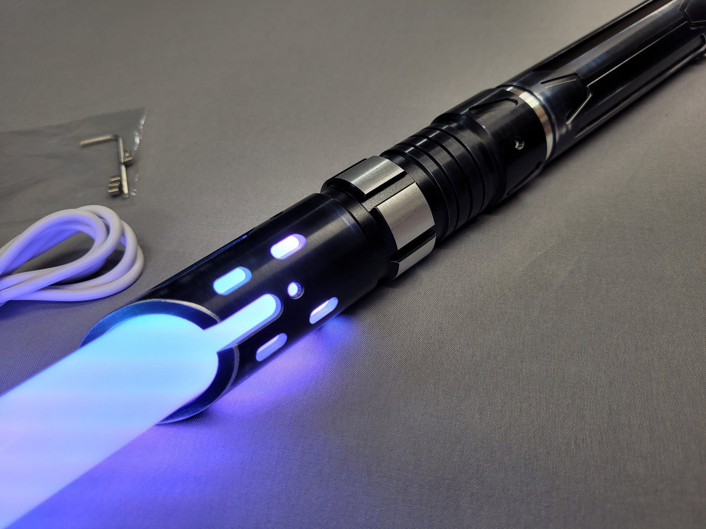 Color Changing Lightsaber with Multi Sound – Extremely Durable, Attractive Hilt, Aluminum Hilt, The Heiress , RGB, Star Wars Bossaber