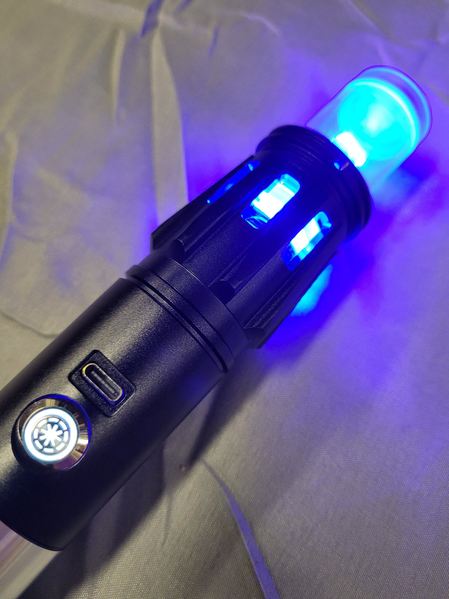 Lightsaber Part Darth Maul Window Emitter Add On Dark Side Light Side Jedi Sith Custom Saber Part Light Saber Part Star Wars Bossaber
