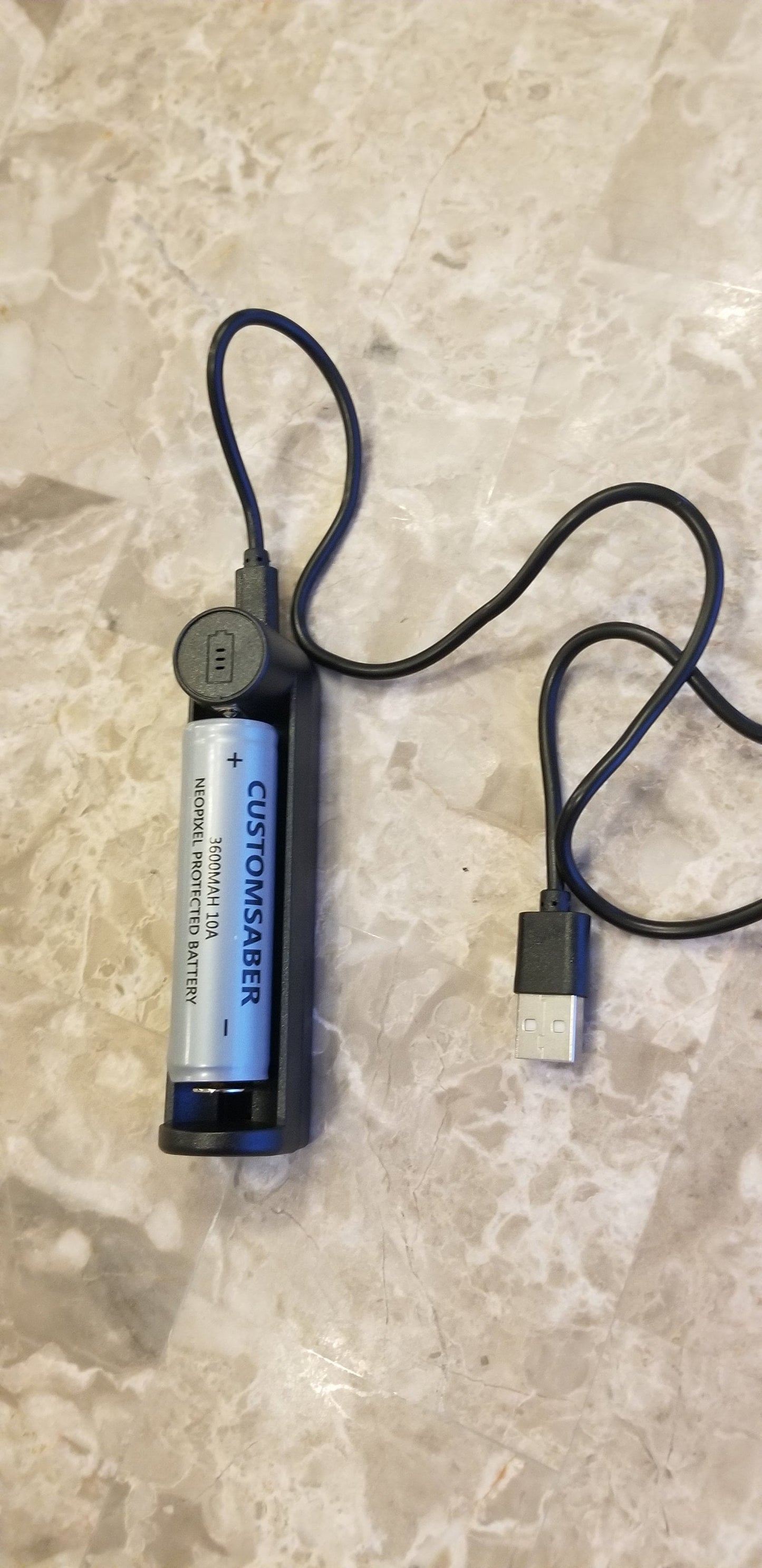 Lightsaber Battery Charger External USB Battery Charger Extra Battery Charger Star Wars Bossaber