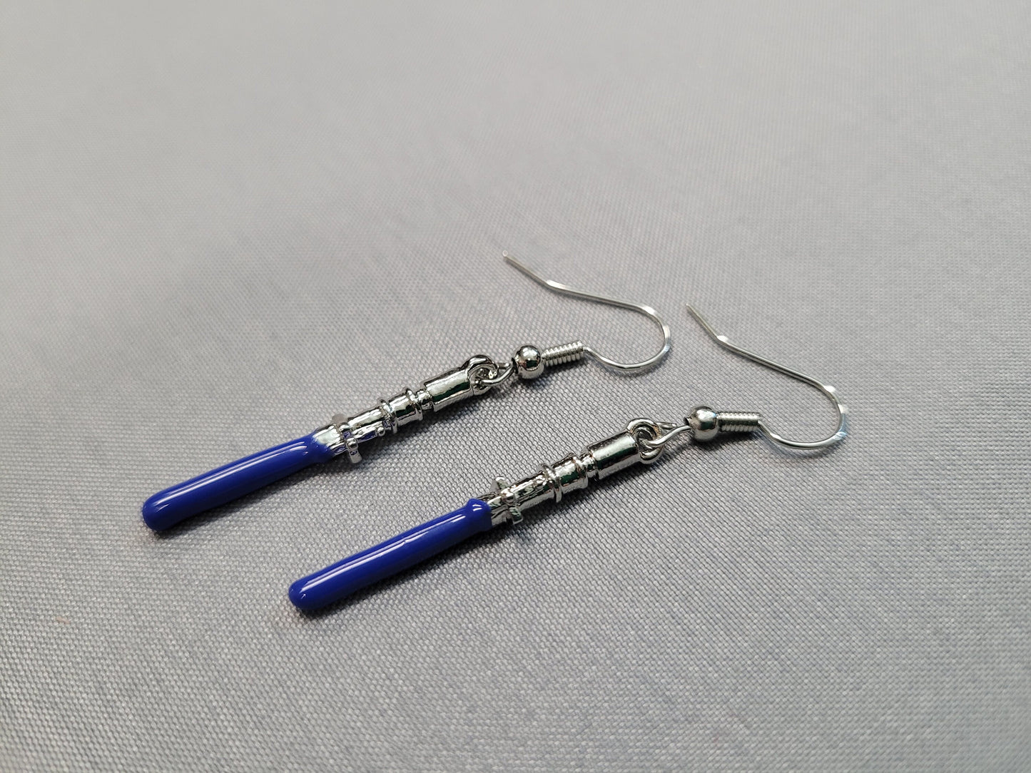 Lightsaber Earrings Red and Blue Dark Side Light Side Sith Jedi Star Wars Gift Bossaber