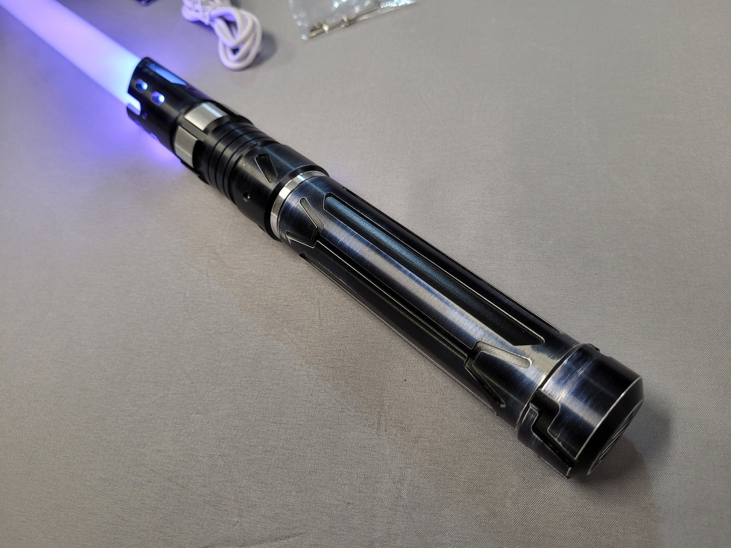 Color Changing Lightsaber with Multi Sound – Extremely Durable, Attractive Hilt, Aluminum Hilt, The Heiress , RGB, Star Wars Bossaber