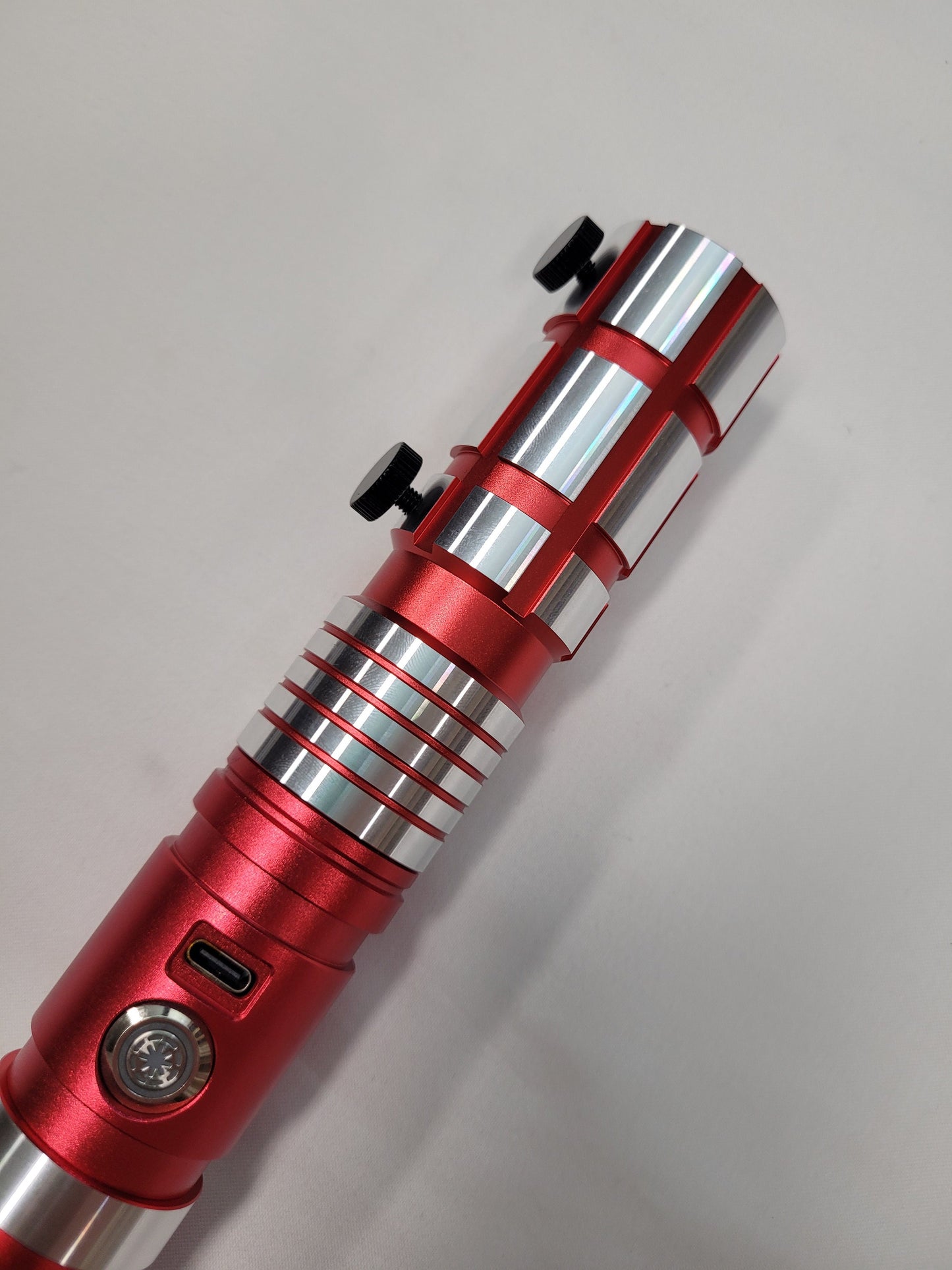 Lightsaber Black Thumb Screw X2 Kit Replacement Lightsaber Thumb Screw Kit Extremely Durable Star Wars Bossaber