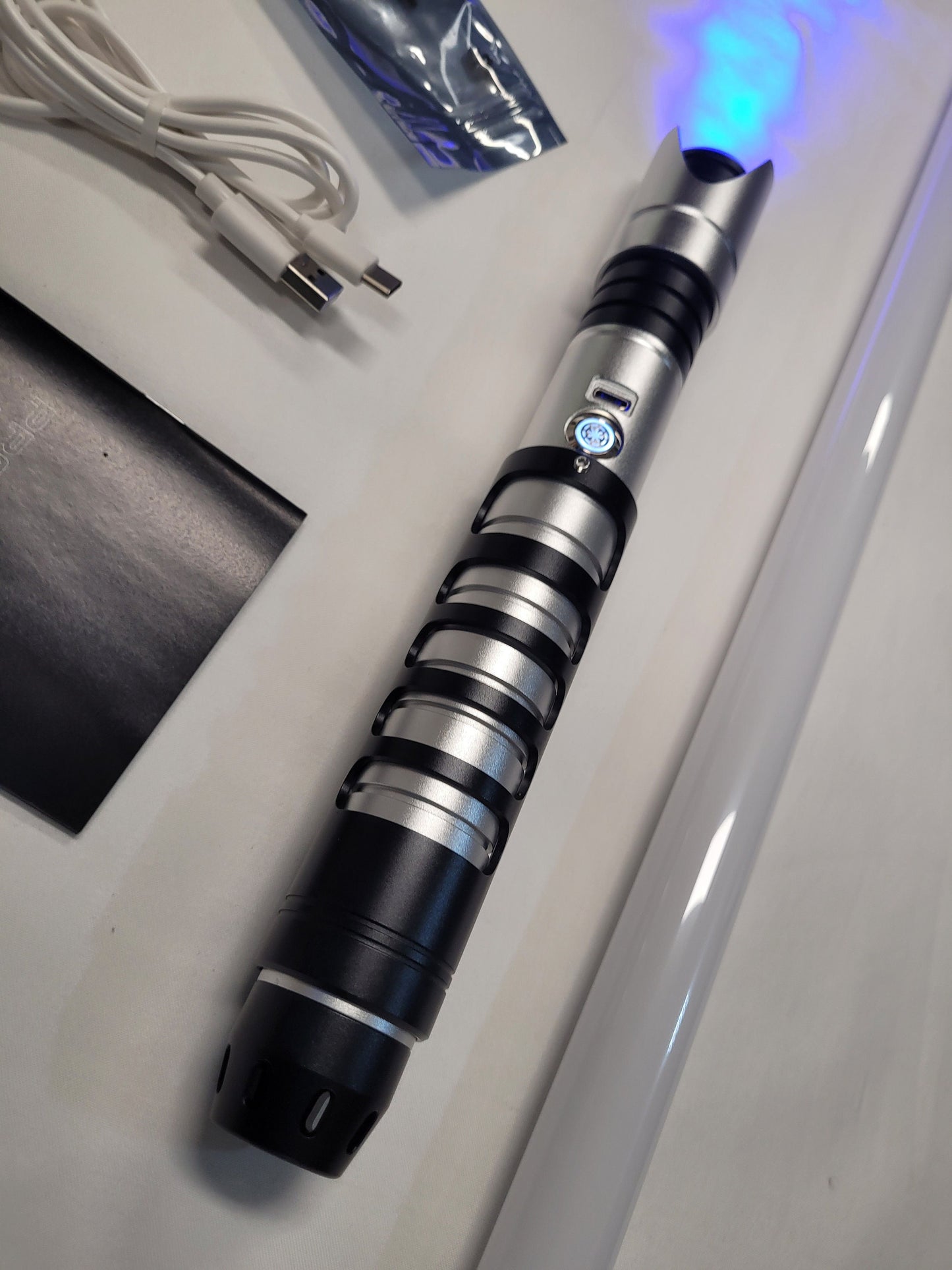 Color Change Lightsaber 16 Sound Bluetooth Light Saber Durable Dueling Saber Hilt RGB Jedi Sith Star Wars Gift Bossaber "Wing Saber"