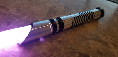 Color Changing Lightsaber with Sound The Fanuc Saber – Extremely Durable, Attractive Aluminum Hilt, Rounded Shaped Emitter, RGB, Star Wars Bossaber