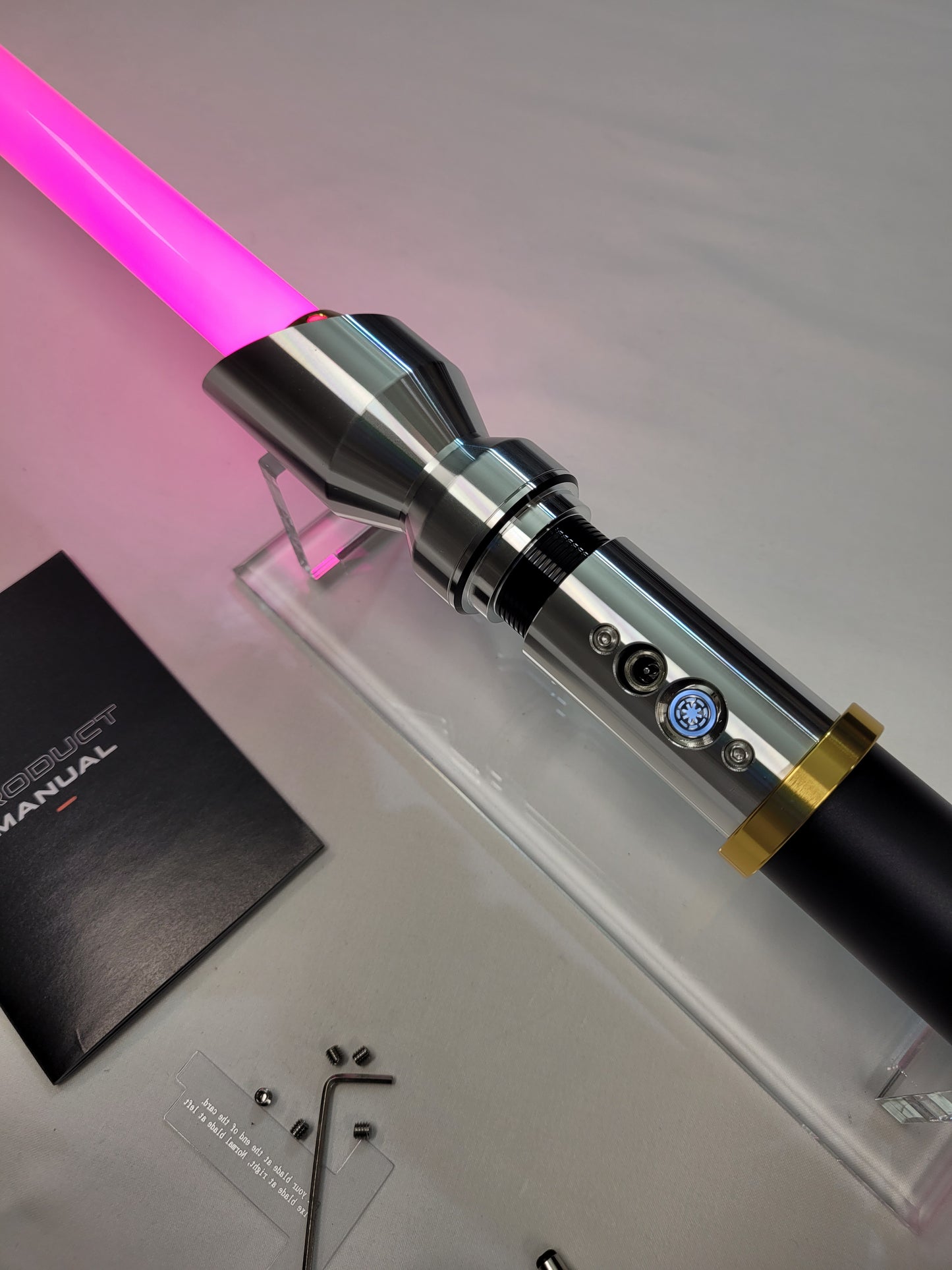 Color Change Lightsaber 16 Sound Bluetooth Light Saber Durable Dueling Saber Hilt Jedi Sith RGB Star Wars Gift Bossaber "Lotus Saber"