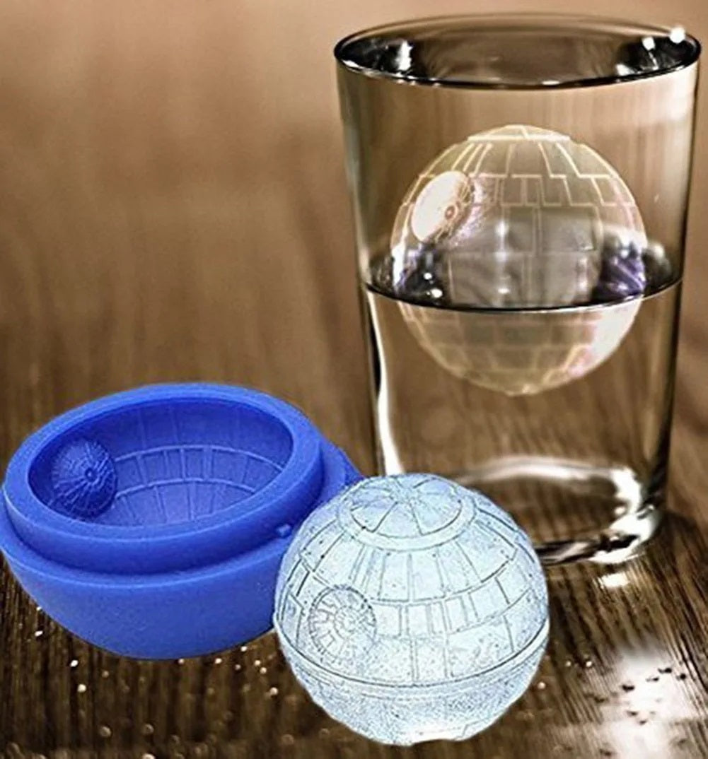 Death Star Ice Mold Ice Tray Cylinder Sphere Ice Large Round Ice Cube Ball Bar Utensils