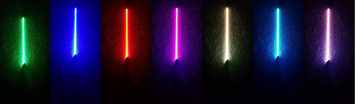 Lightsaber Gender Reveal Lightsaber "The Raver" Durable Dueling Light Saber Toy Aluminum Pick From 7 Colors Star Wars Bossaber