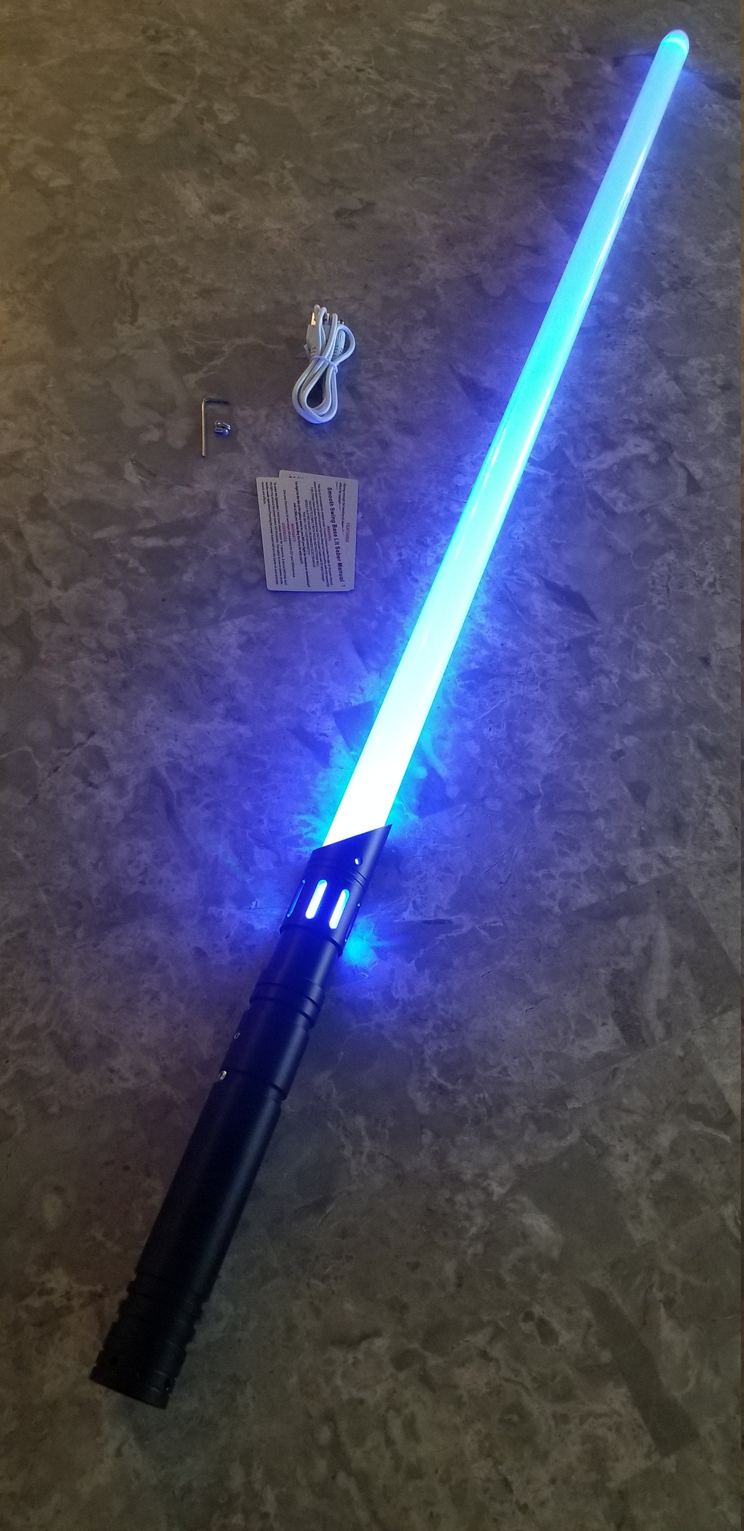 Lightsaber Color Change 16 Sound Light Saber Bluetooth Durable Dueling Saber Black Hilt Jedi Sith Star Wars Gift Bossaber "Odyssey Saber"