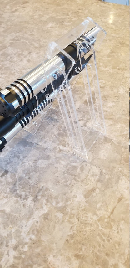 Lightsaber Display Stand Acrylic Lightsaber Stand Holder Extremely Durable Light Saber Rack Holds 3 Sabers Star Wars Bossaber