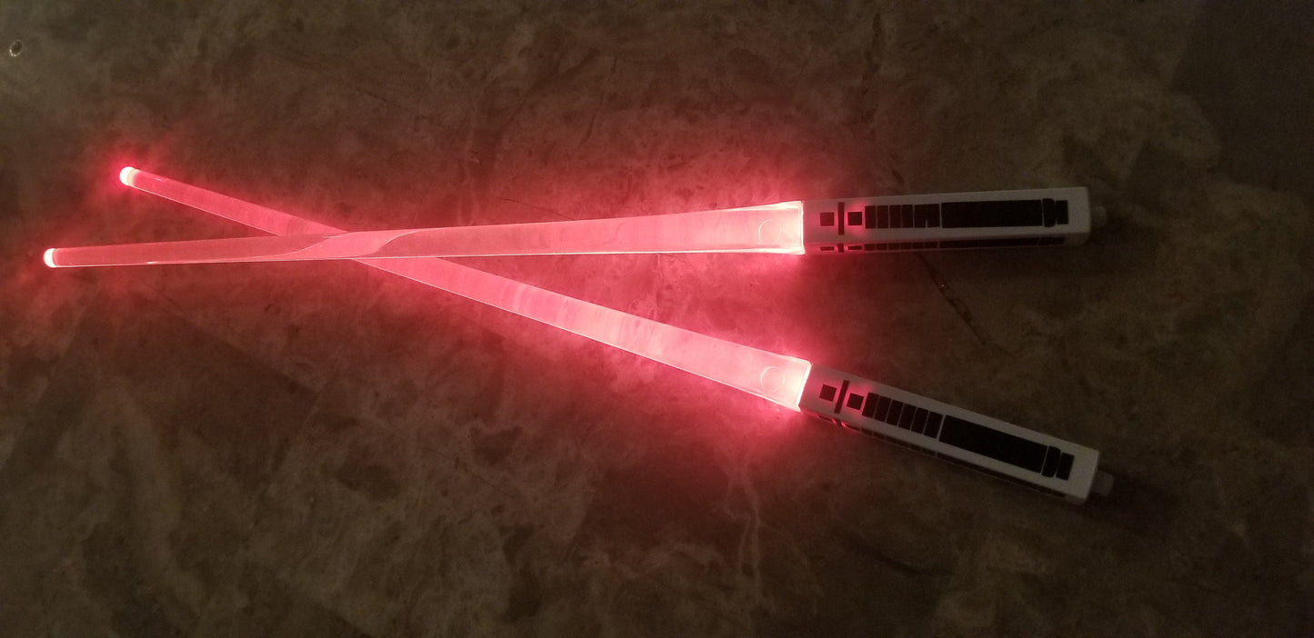 Chop Sticks Lightsaber Color Change Chop Sticks Light up 9 Colors in one Light saber Choose Light Side or Dark Side Star Wars Gift Bossaber