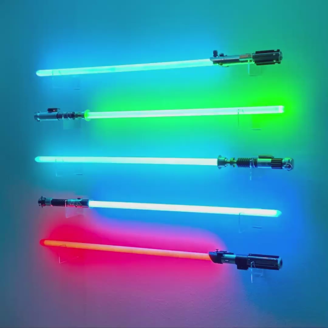 Lightsaber Wall Display Saber Wall Mount Acrylic Light saber Stand Holder Extremely Durable Jedi Sith Star Wars Gift Bossaber