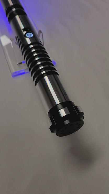 Color Changing Lightsaber with Sound The Fanuc Saber – Extremely Durable, Attractive Aluminum Hilt, Rounded Shaped Emitter, RGB, Star Wars Bossaber